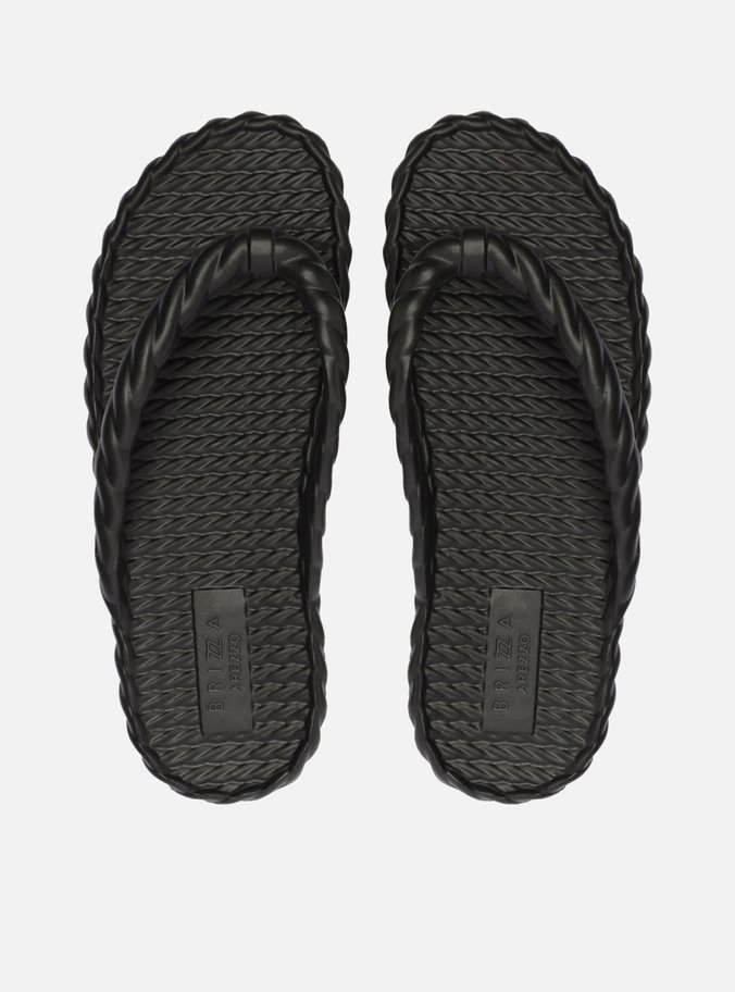 Chinelo de Dedo Preto Marrocos Brizza