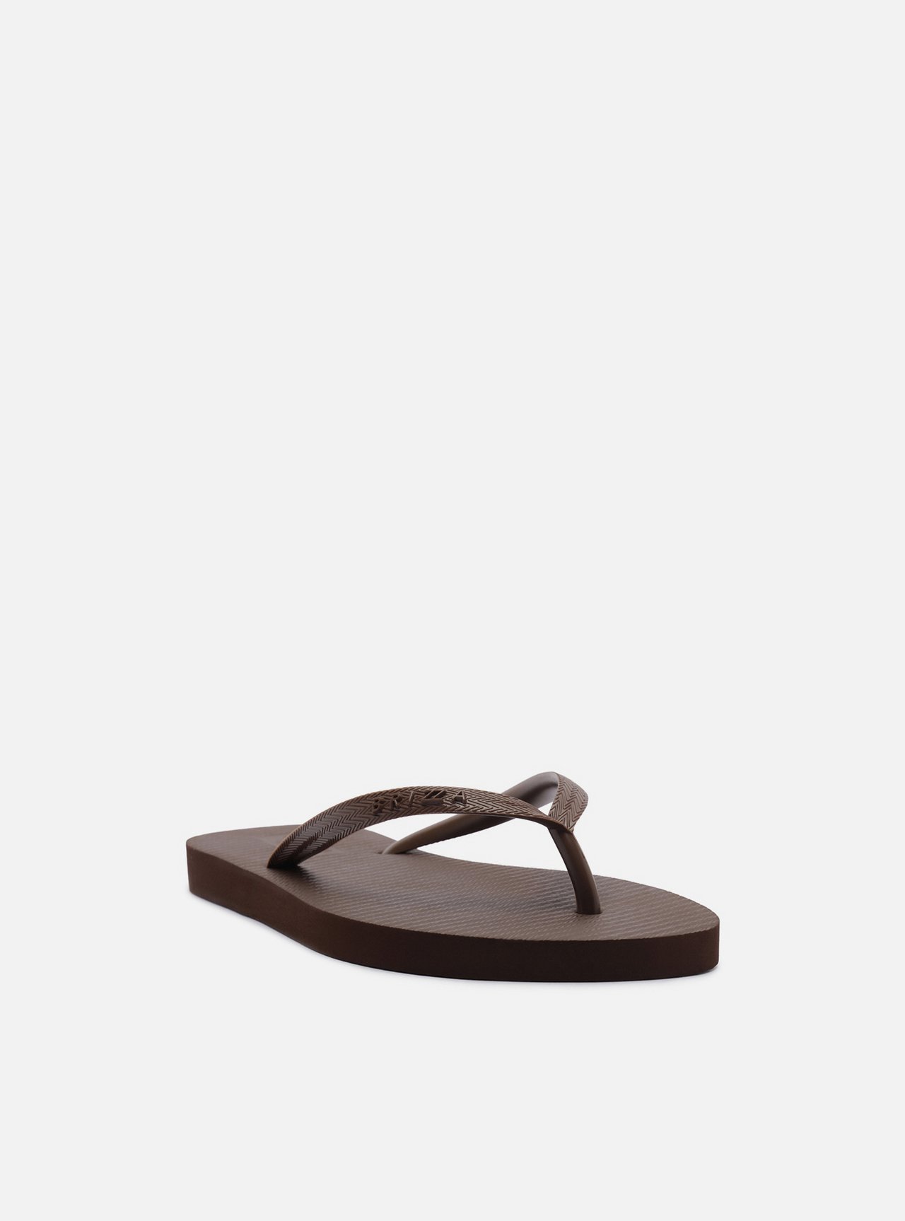 Chinelo de Dedo Marrom Flatform Brizza — foto 2