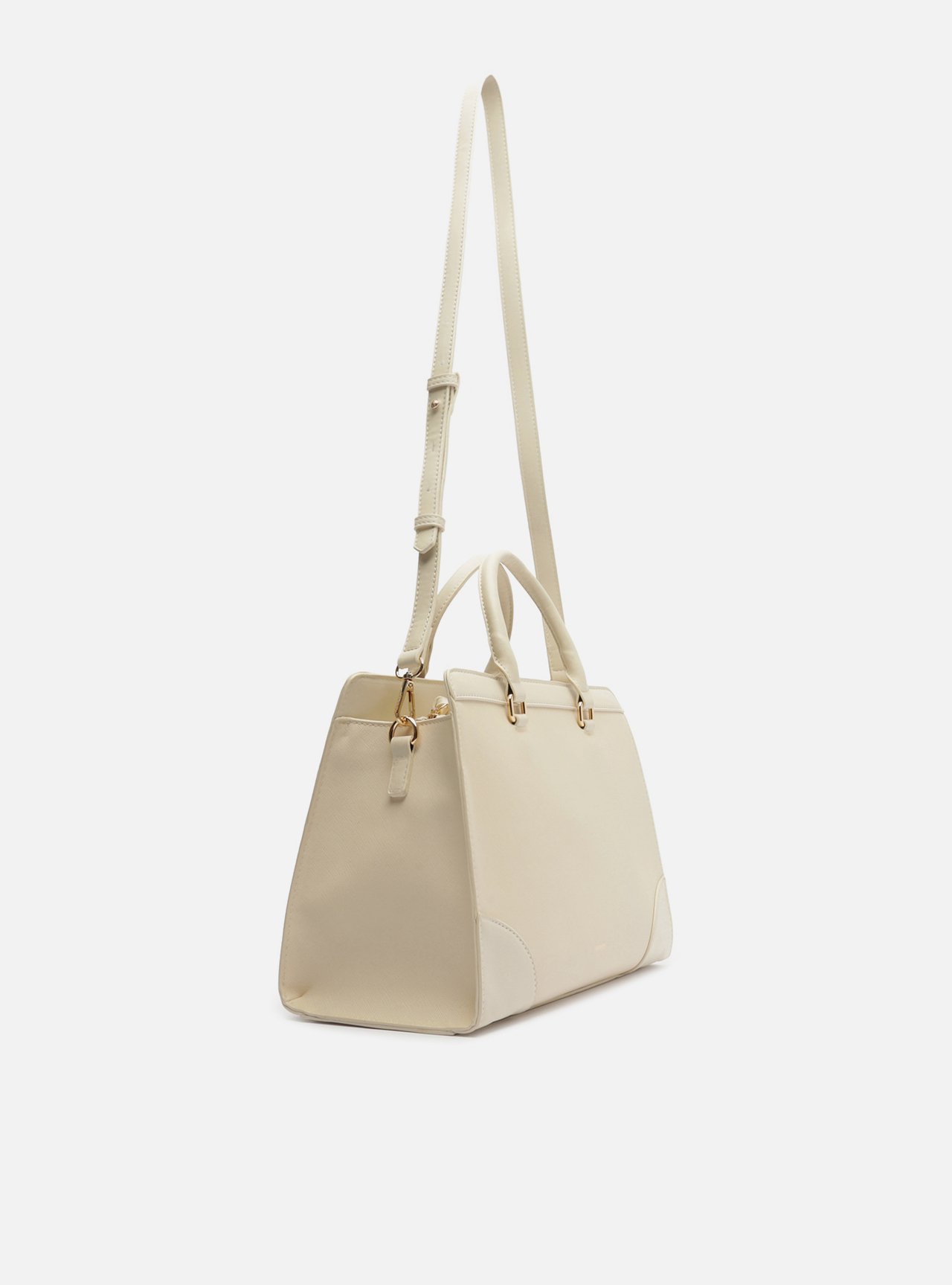 Bolsa Tote Off White Média Enrolados — foto 5