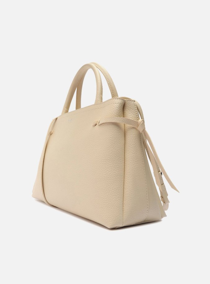 Bolsa Tote Off-White Beatriz Grande Tiras