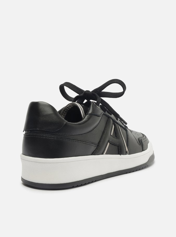 Tênis Preto Bico Redondo Amarração Urban