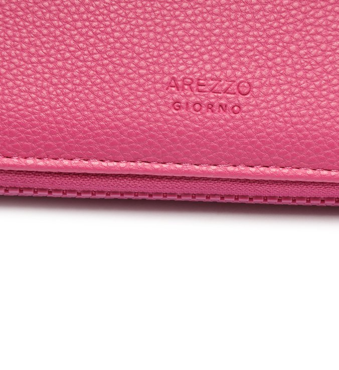 Bolsa Carteira Tiracolo Rosa Média Corrente