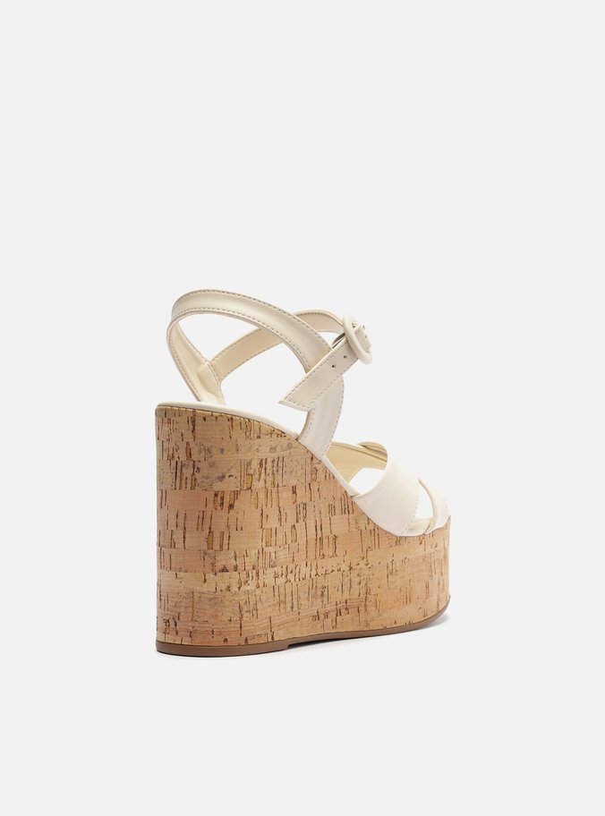 Sandália Off-White Plataforma Natural