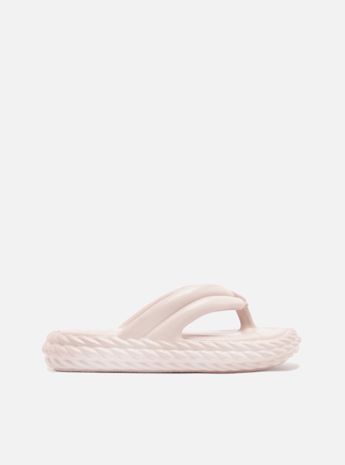 Sand�lia Nude Flatform Marrocos Bold