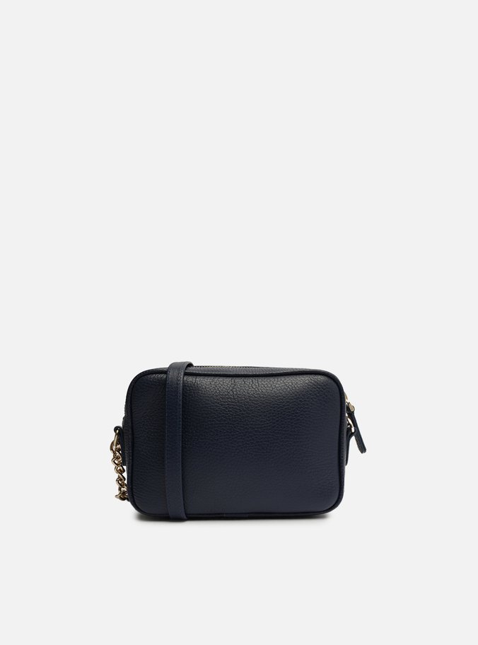 Bolsa Tiracolo Azul Couro Matelassê Gab Pequena