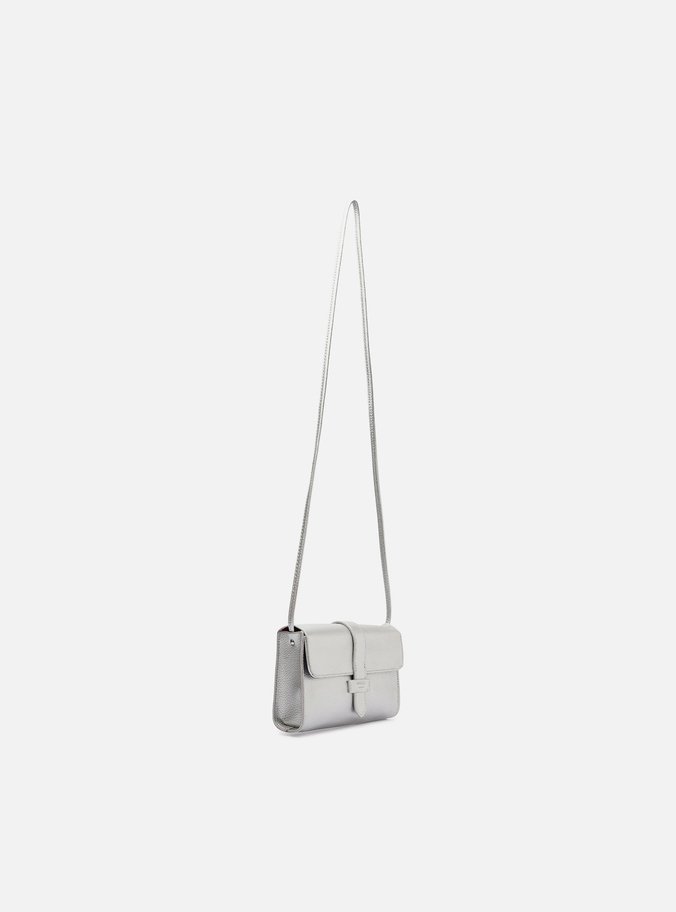 Bolsa Tiracolo Prateada Betina Pequena