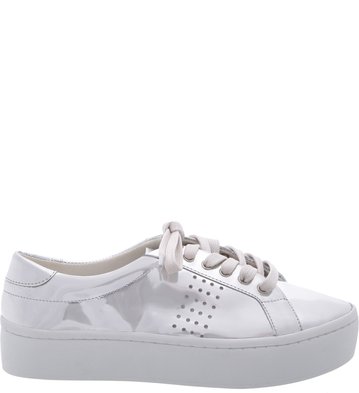 Tênis Plataforma Prata