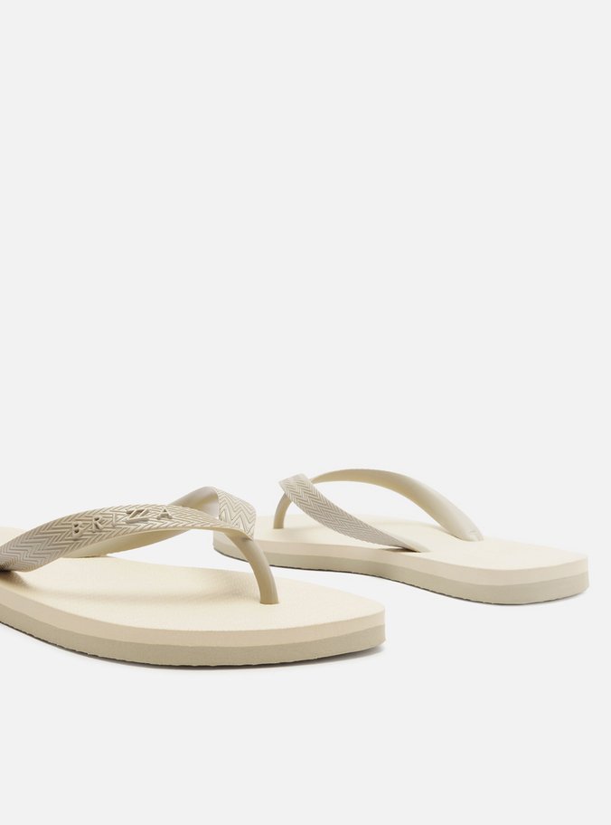 Chinelo de Dedo Cinza Bicolor Roma Basics