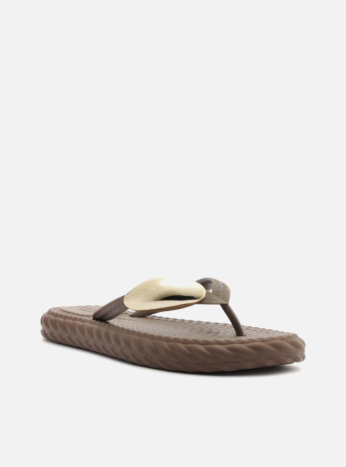 Chinelo de Dedo Marrom Flip Flop