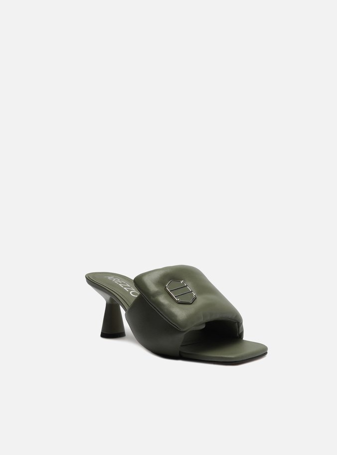 Sandalia arezzo sale verde militar
