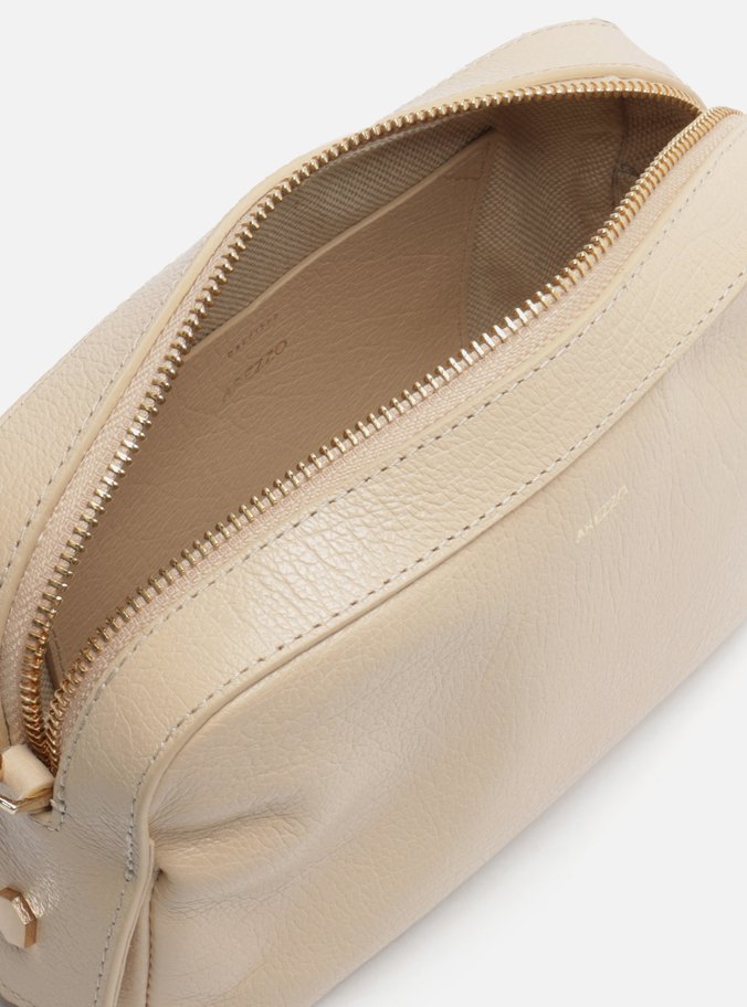 Bolsa Tiracolo Nude Couro Abraccio 2.0 Pequena