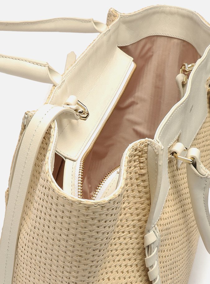 Bolsa Shopping Branca Angela Grande
