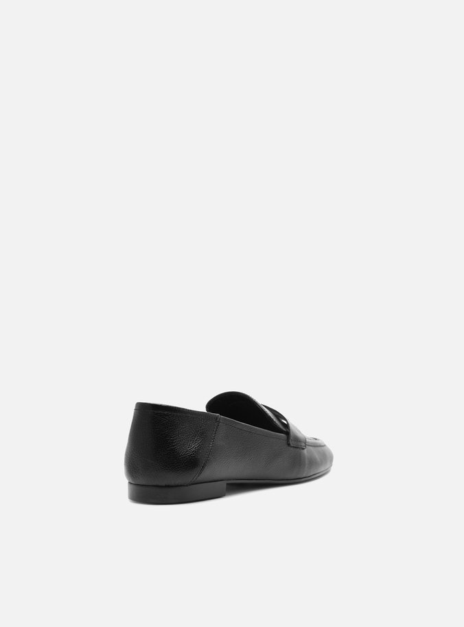 Mocassim Preto Couro
