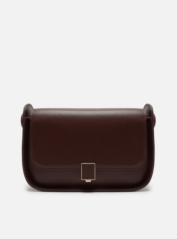 Bolsa Tiracolo Vinho Pequena Detalhe