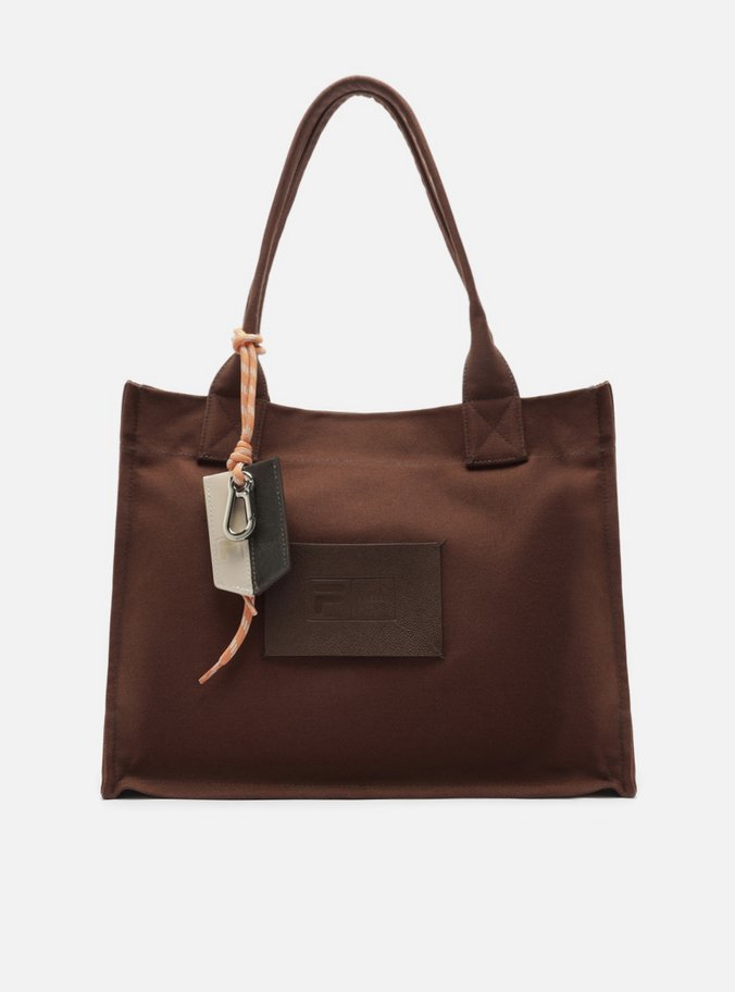 Bolsa Shopping Marrom Grande Fila