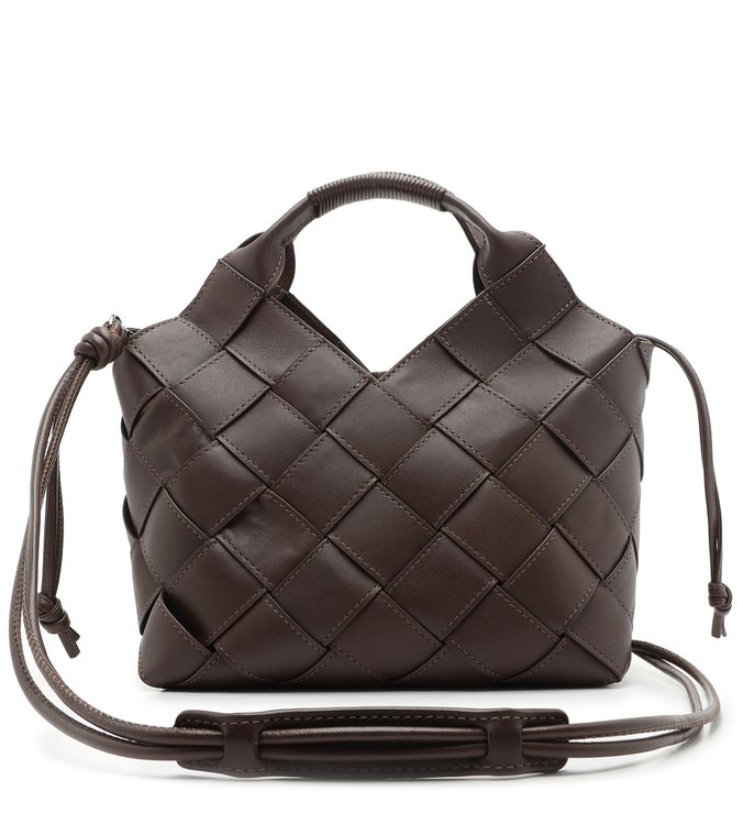 Bolsa Tote Marrom Couro Gaia Média Cacau Brown