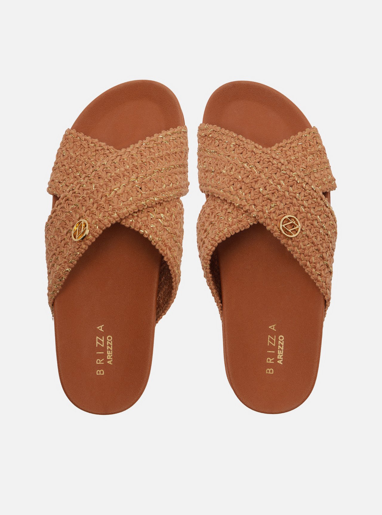 Sandália Papete Multicolorida Flatform Tressê Brizza — foto 3