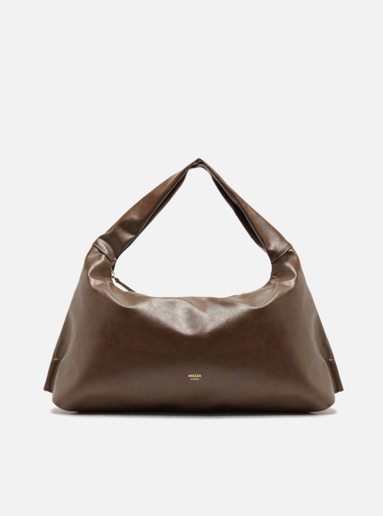 Bolsa Hobo Marrom Grande — foto 1