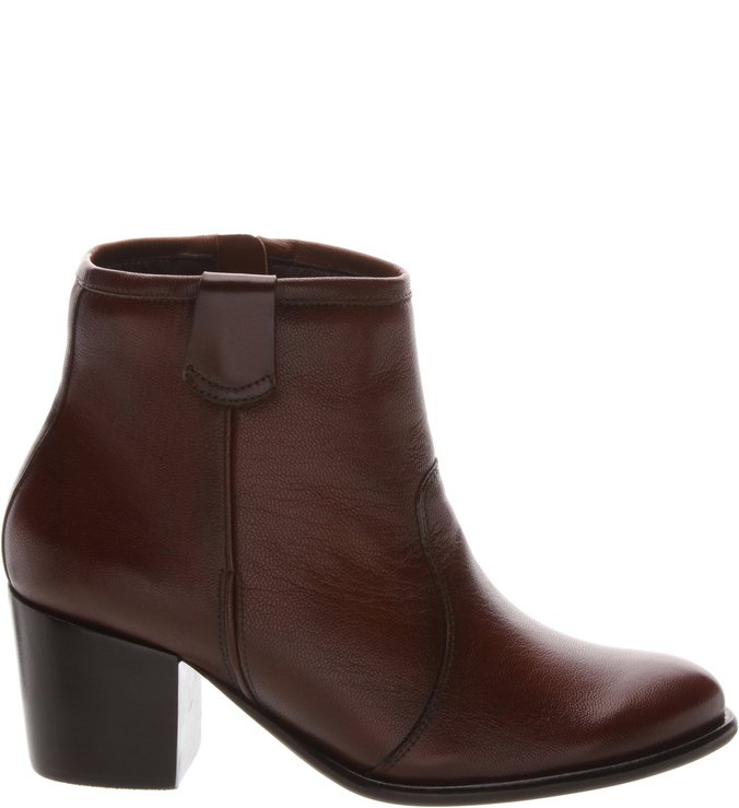 Ankle Boot Couro View Tostado