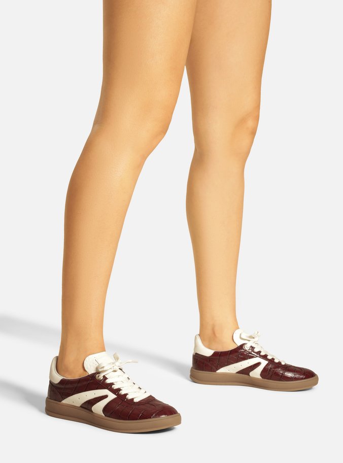 Tênis Vermelho Croco Amarração ARZ72