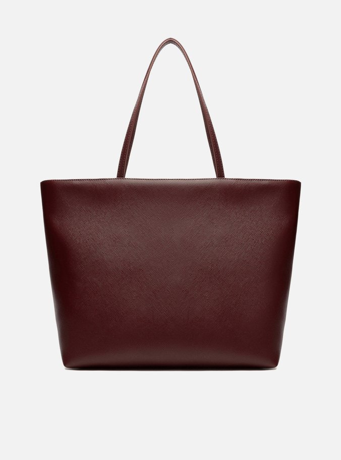 Bolsa Shopping Vermelha Grande Tiras Capa