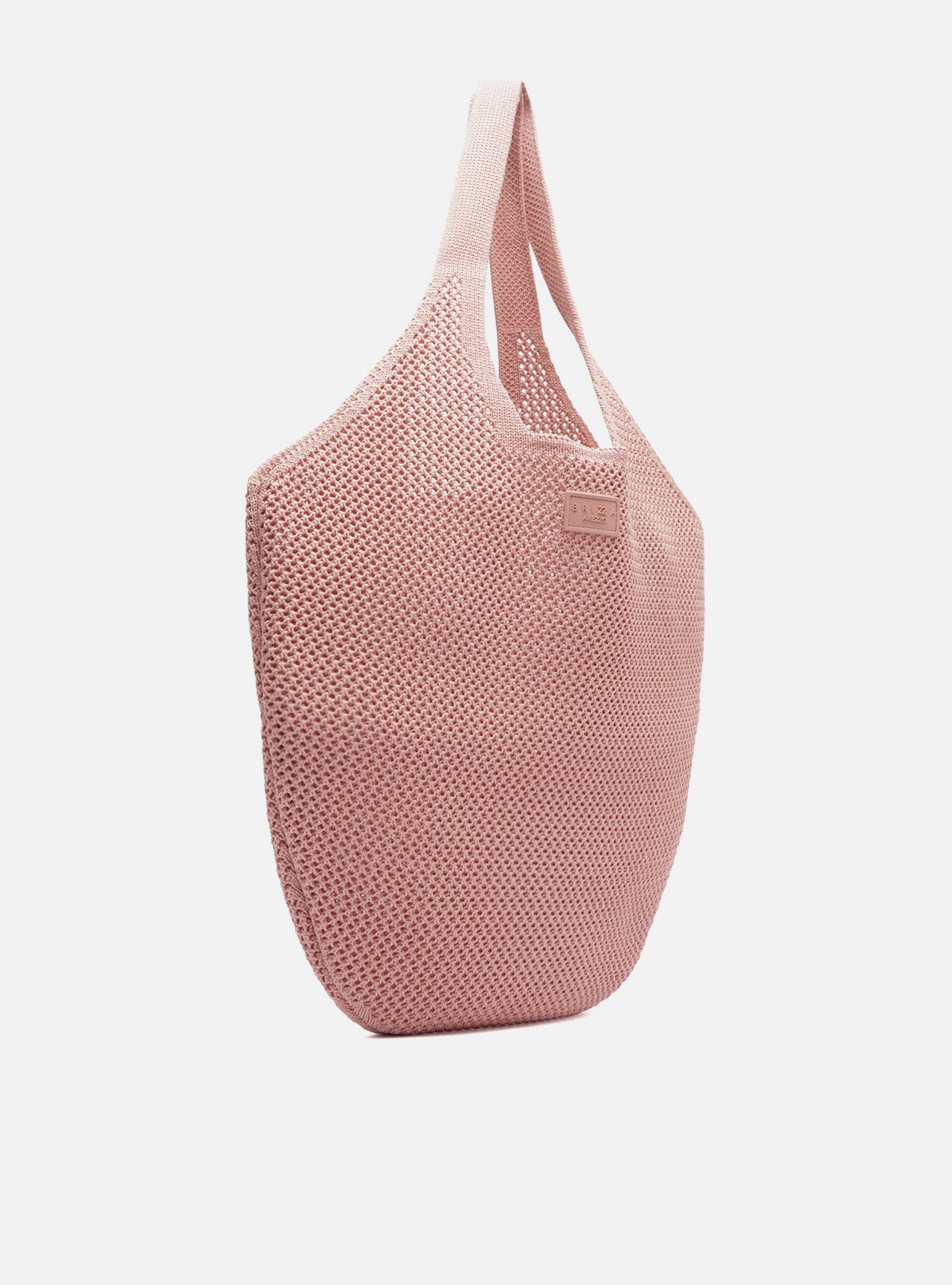 Bolsa Shopping Rosa Knit Grande Brizza — foto 5