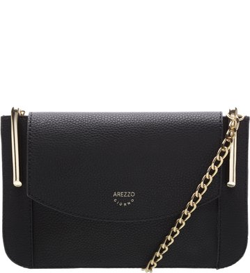 Bolsa Tiracolo Bastone Pequena Preta