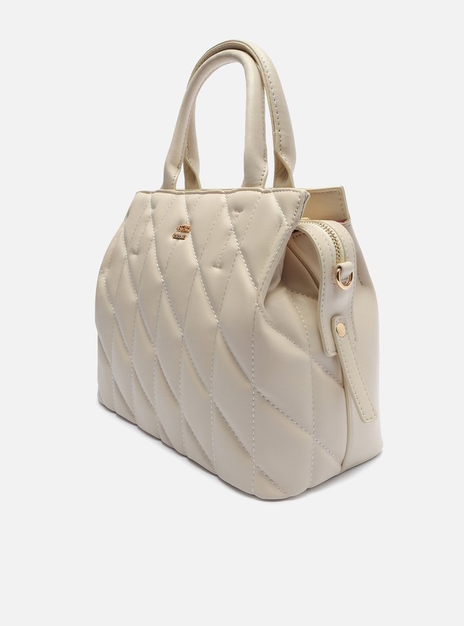 Bolsa Shopping Branca Grande Costuras