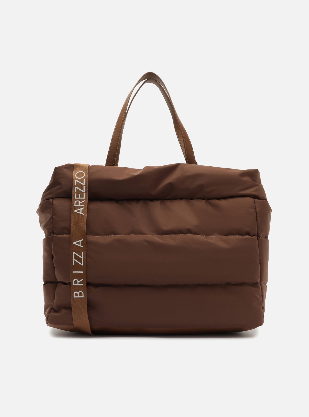 Bolsa Shopping Marrom Grande Matelassê Brizza — foto 3