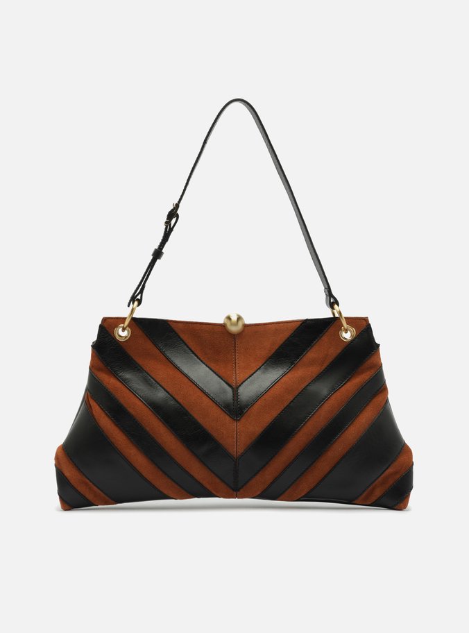 Bolsa Shoulder Multineutro Couro Grande Tiras