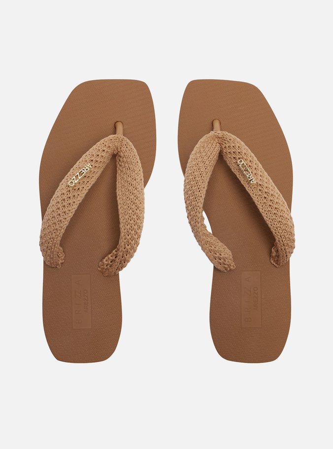 Chinelo de Dedo Marrom Brizza