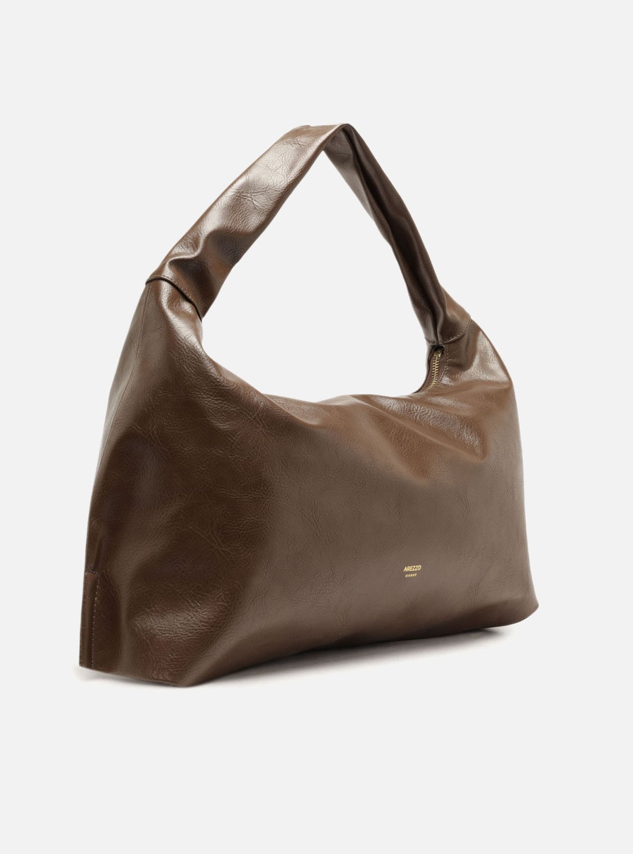 Bolsa Hobo Marrom Grande — foto 5