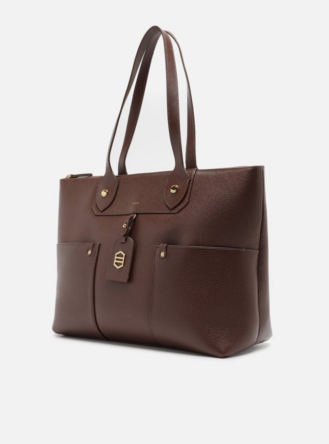 Bolsa Shopping Marrom Média