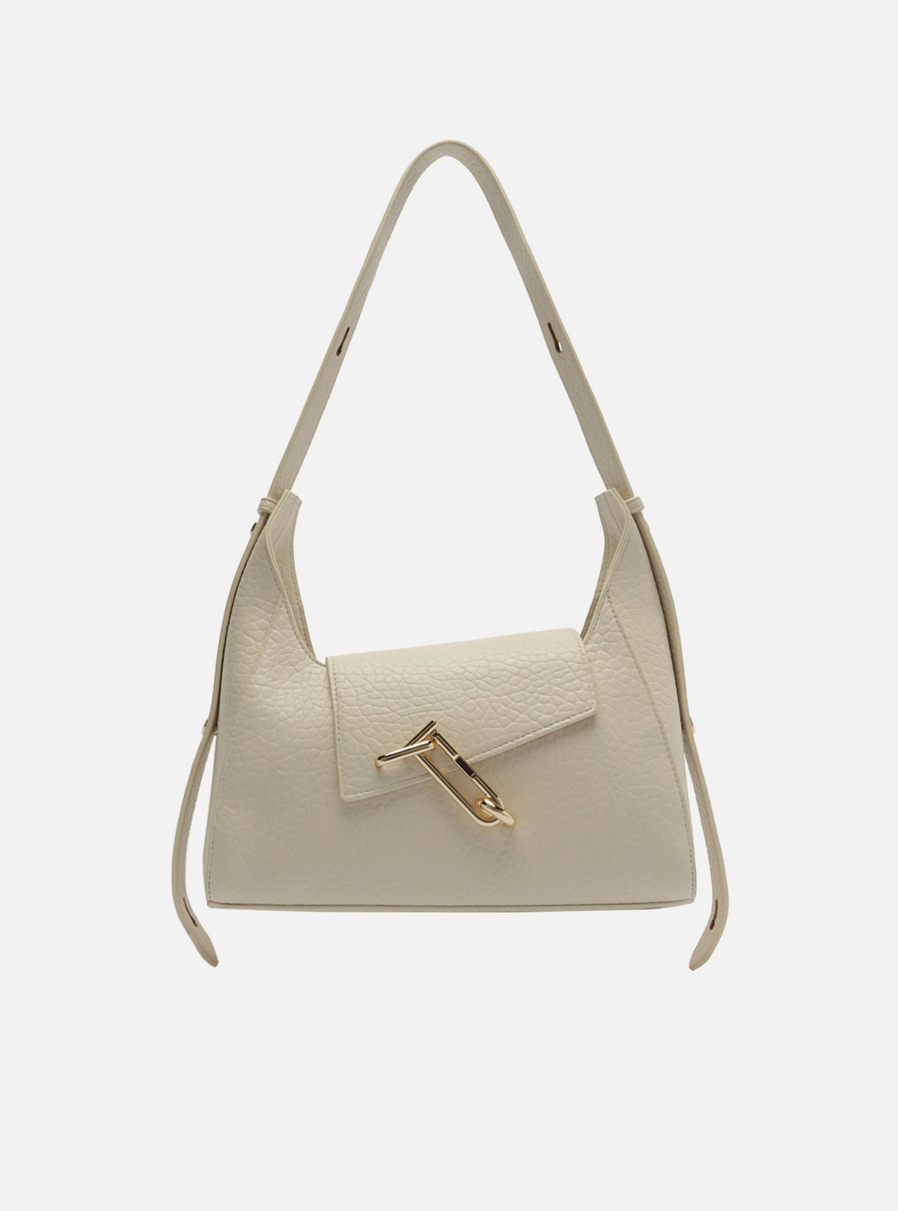 Bolsa Shoulder Off White Média Metais Dourados — foto 1