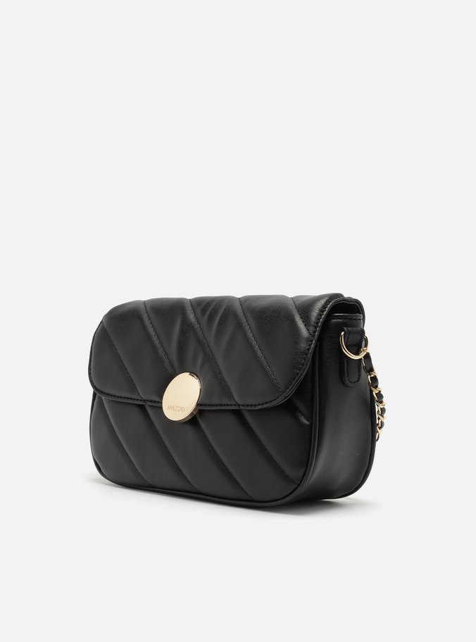 Bolsa Tiracolo Preta Pequena Matelassê
