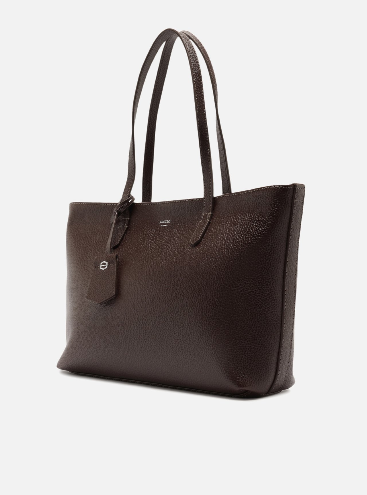 Bolsa Shopping Marrom Manu Grande — foto 2