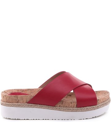 Mule Material Mix Scarlet