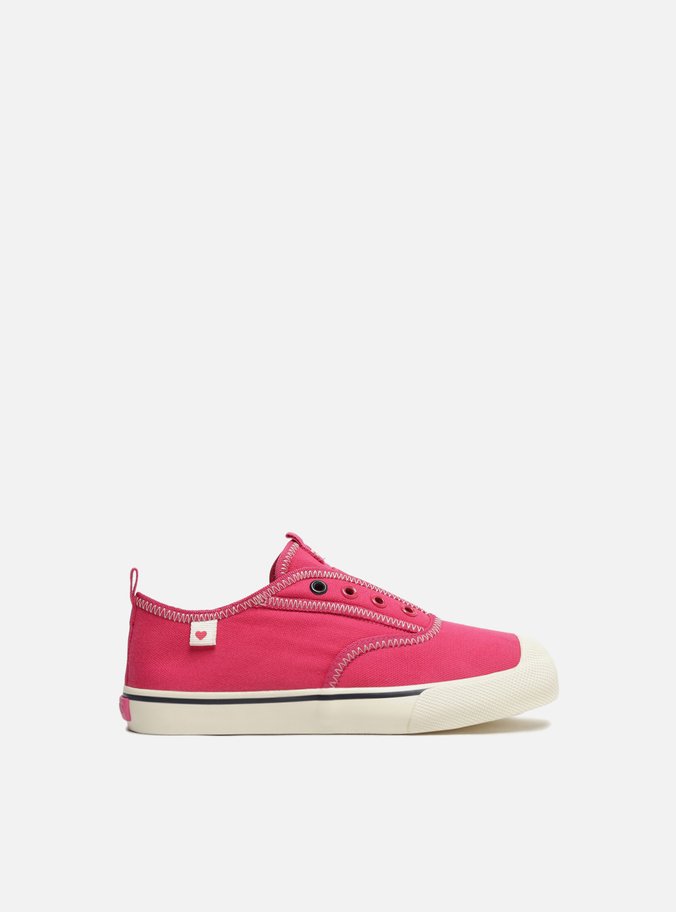 Tênis Infantil Slip On Rosa Lona