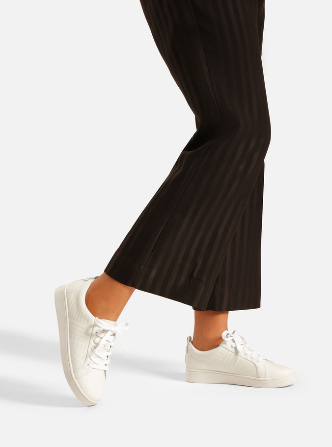 Tênis Burnish Pesponto Cadarço Off-White