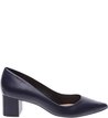 Scarpin Couro Bloco SeaBlue