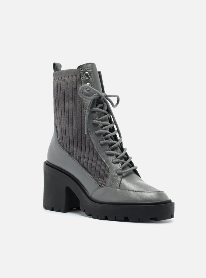 Bota Cinza Salto Médio