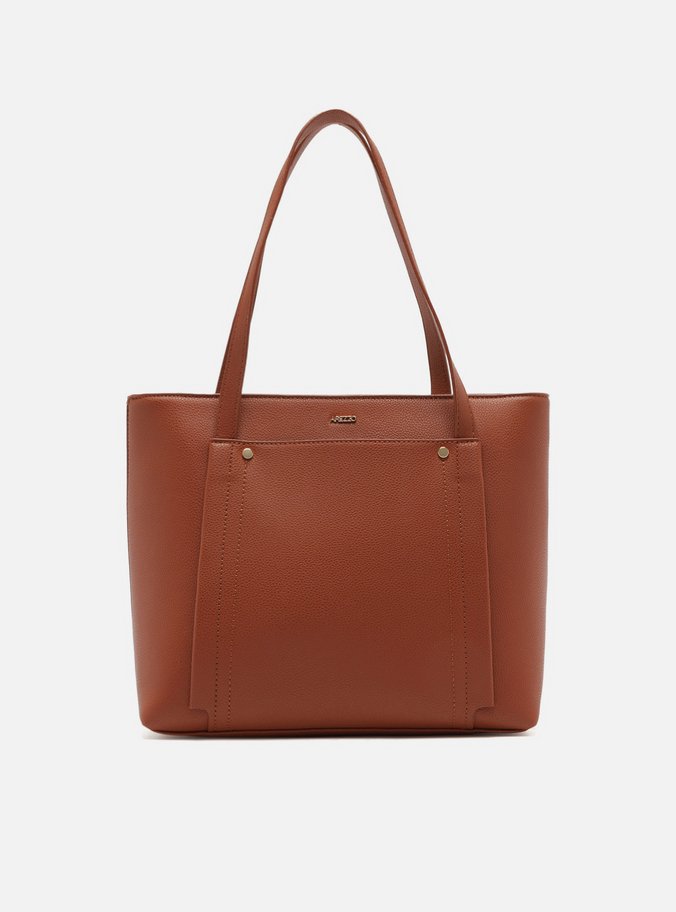 Bolsa Shopping Marrom Média