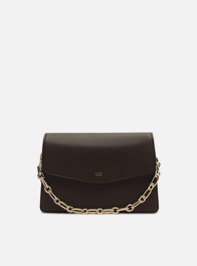 Bolsa Tiracolo Marrom Média Corrente