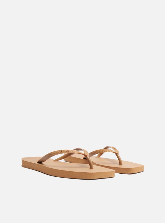 Chinelo de Dedo Marrom Básico Square Brizza