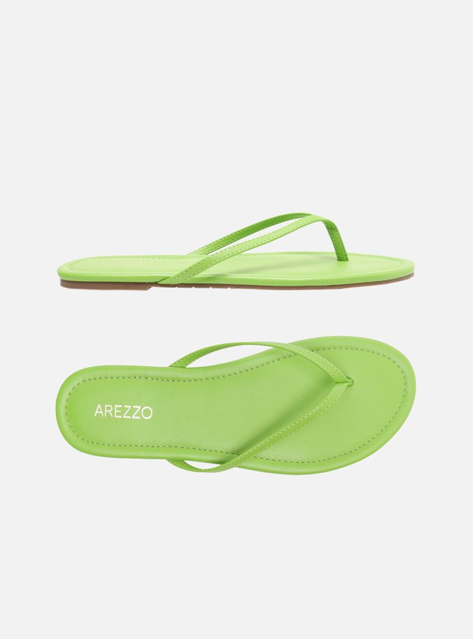 Chinelo Verde Flats