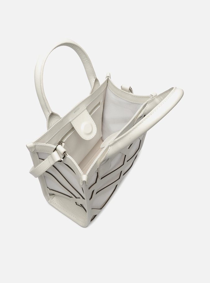 Bolsa Tote Branca Liz Média Monograma