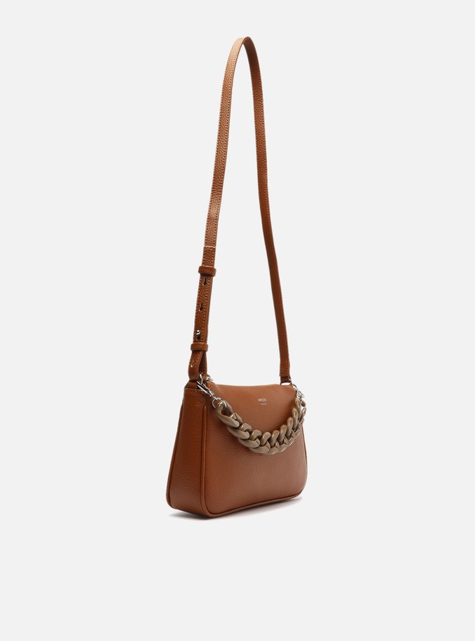 Bolsa Tiracolo Marrom Iara Pequena Cúrcuma