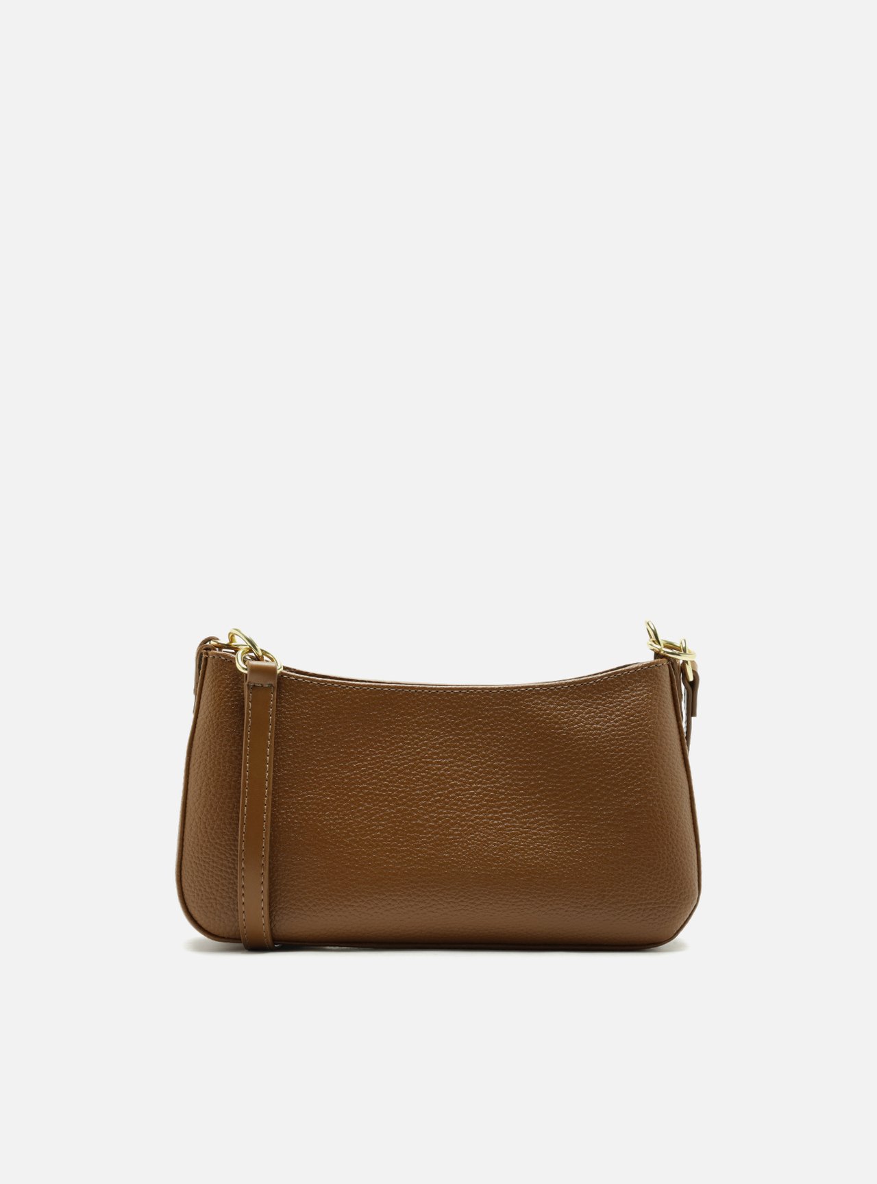 Bolsa Shoulder Marrom Texturizada Média — foto 3