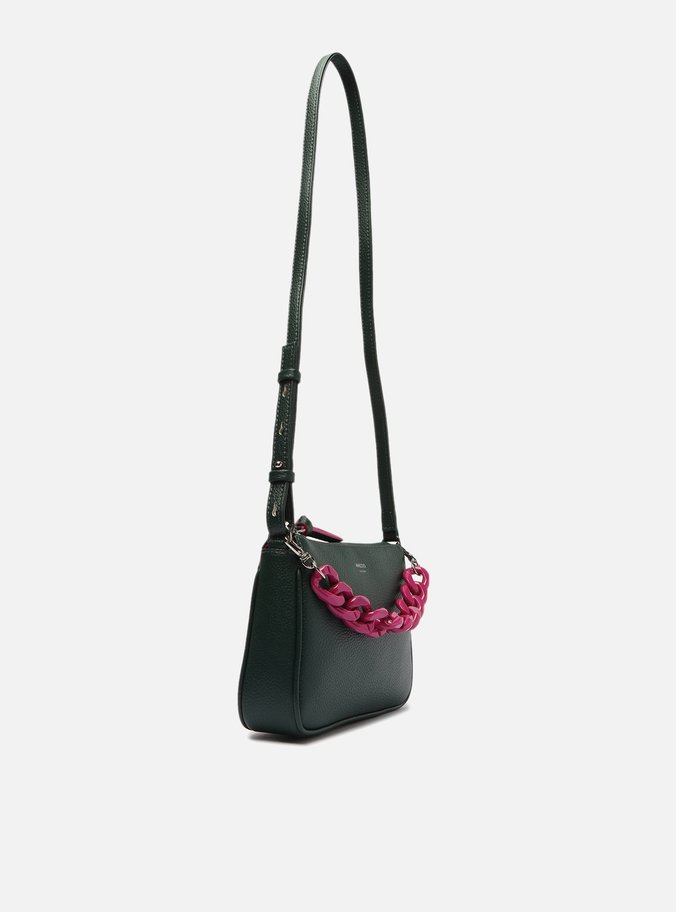 Bolsa Tiracolo Verde Iara Pequena Deep Pink