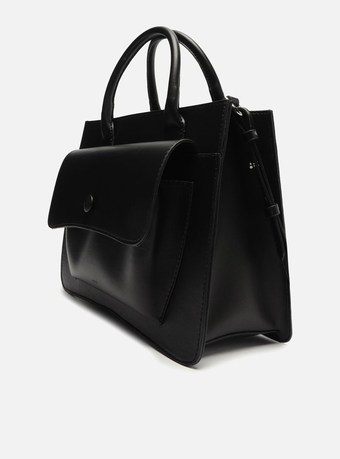 Bolsa Tote Preta Mirela Média